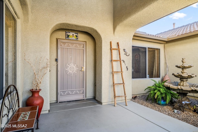 view of entrance to property