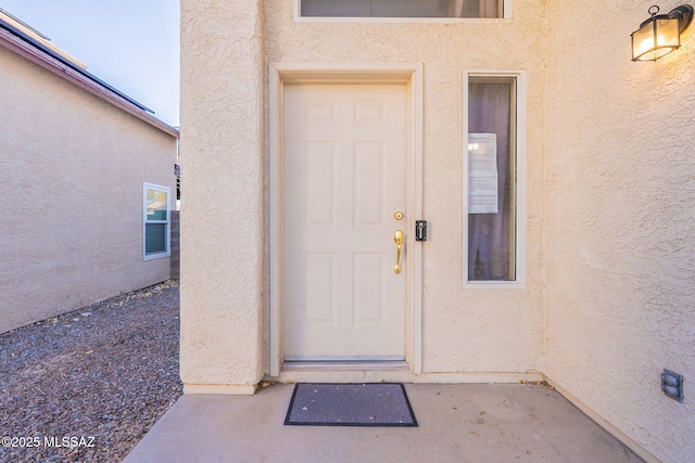 view of entrance to property