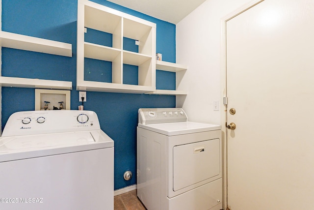 laundry area with washer and clothes dryer