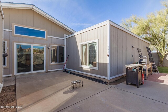 exterior space featuring a mountain view