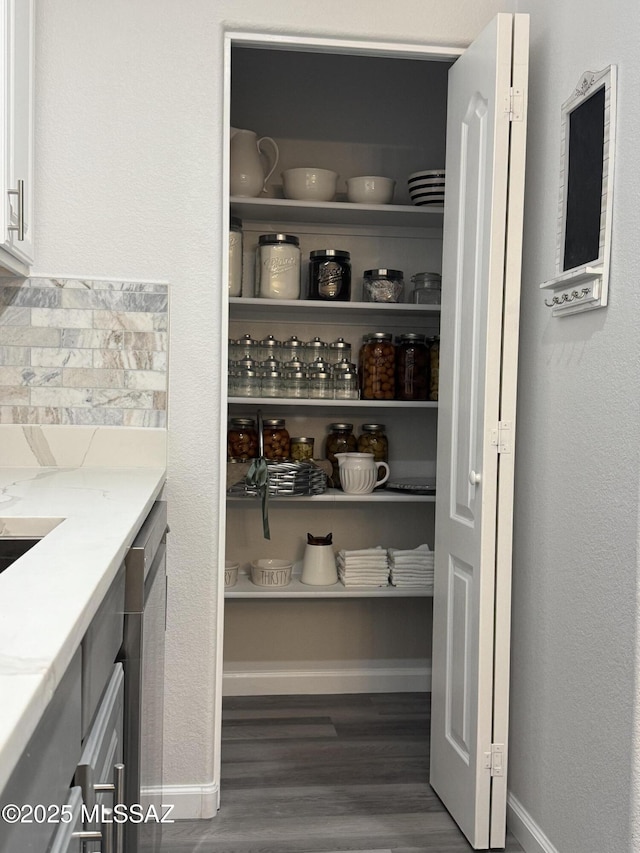 view of pantry