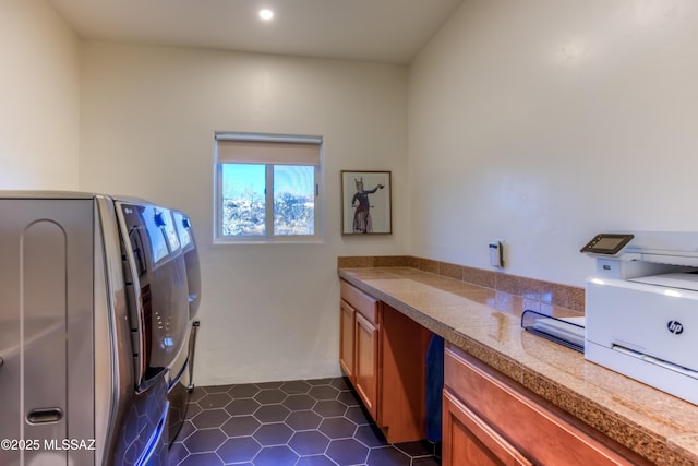 washroom featuring separate washer and dryer