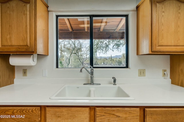 kitchen featuring sink