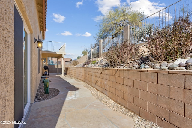 exterior space with a patio area