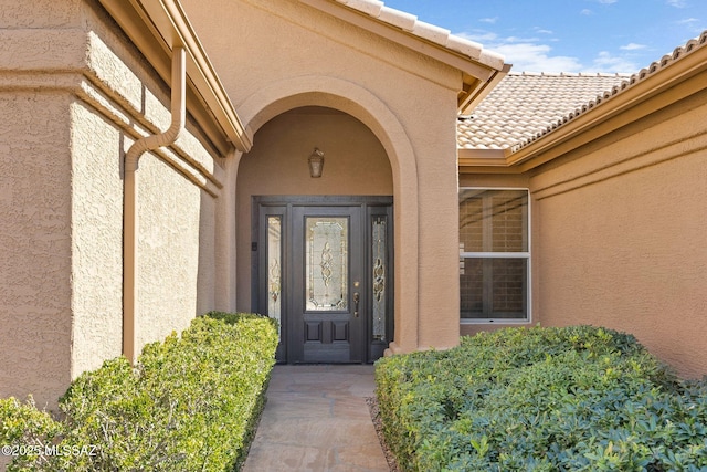 view of entrance to property