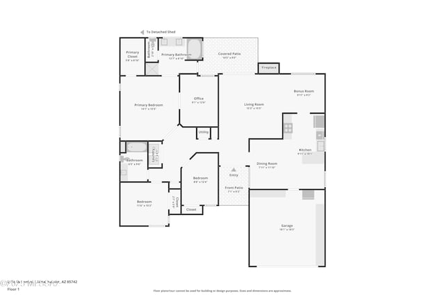 2780 W Camino Llano, Tucson, AZ 85742 - view of layout