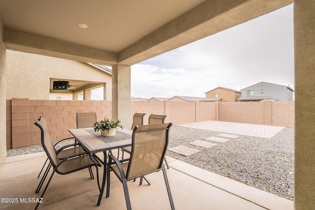 view of patio