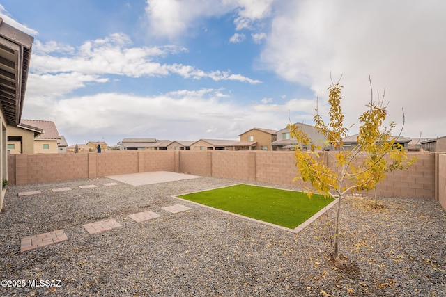 view of yard featuring a patio area