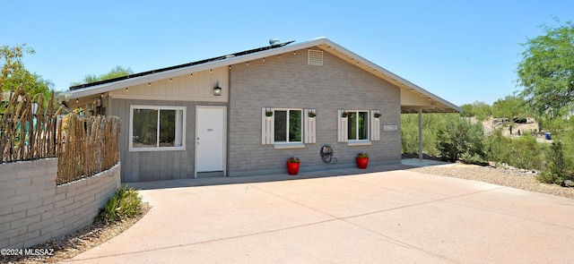 view of rear view of house