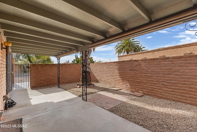 view of patio