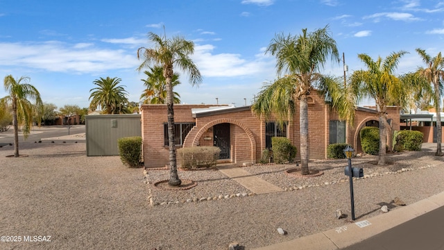 view of front of property