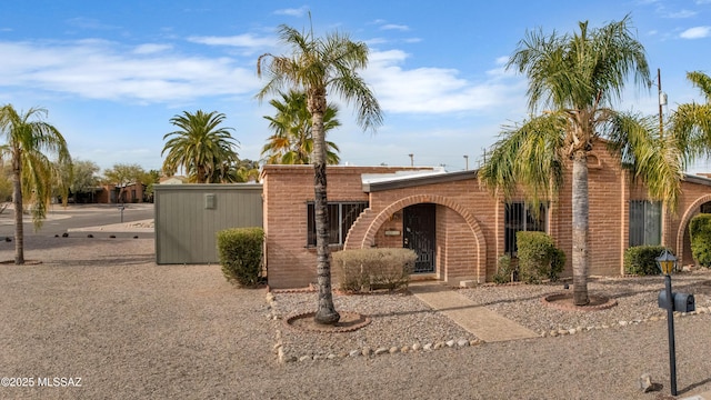 view of front of home