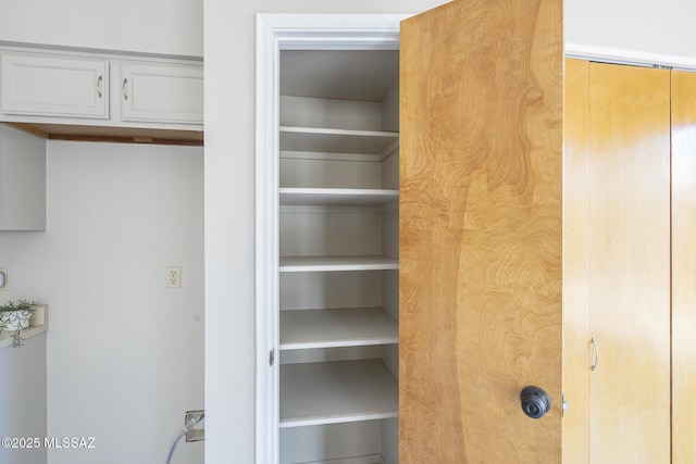 view of closet