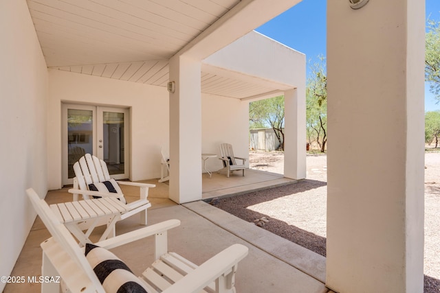 view of patio / terrace with french doors