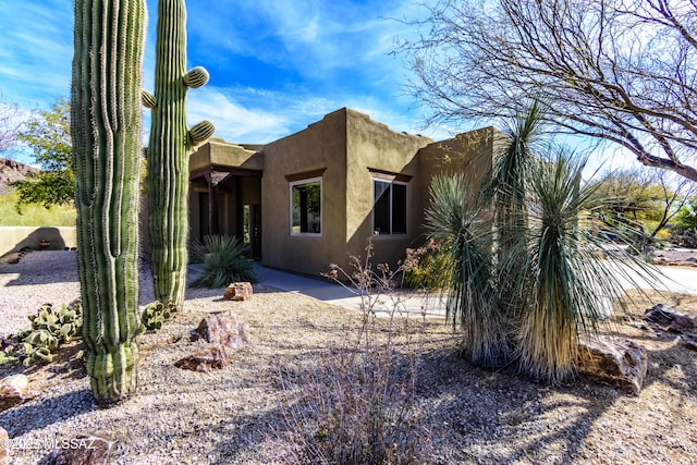 view of front of home