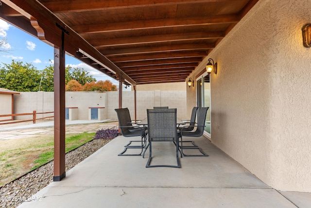 view of patio