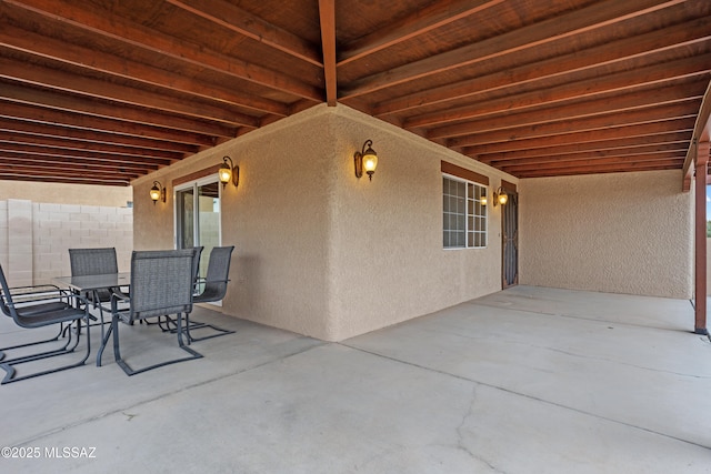 view of patio