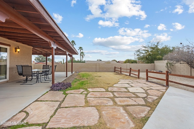 view of patio