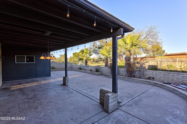 view of patio