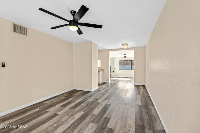 hallway featuring hardwood / wood-style flooring