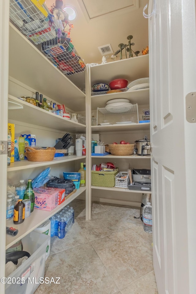 view of pantry