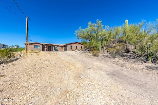 view of ranch-style home