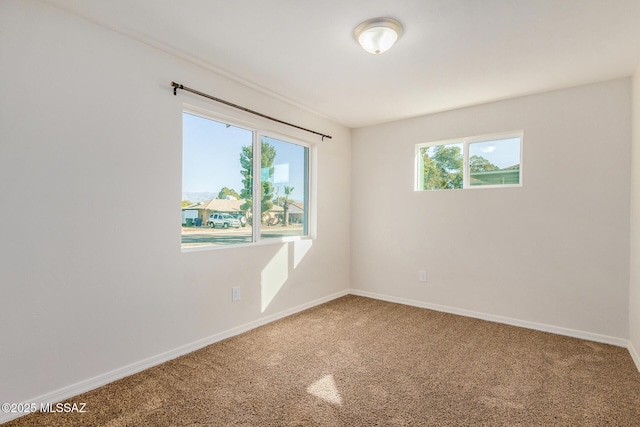 empty room with carpet floors