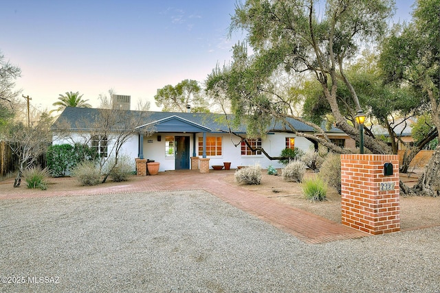 view of ranch-style home