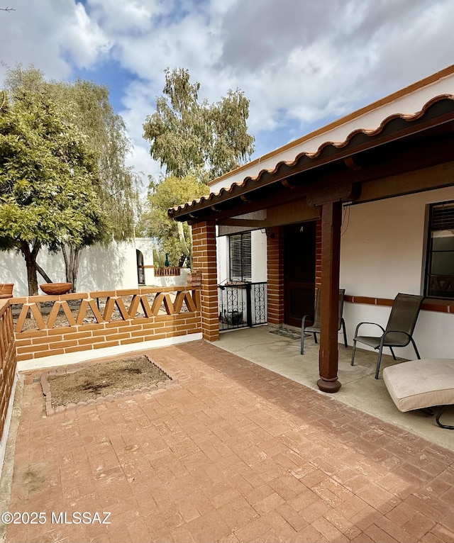 view of patio