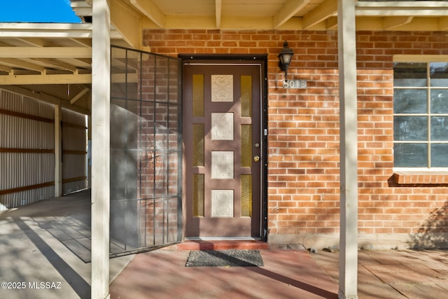 view of property entrance