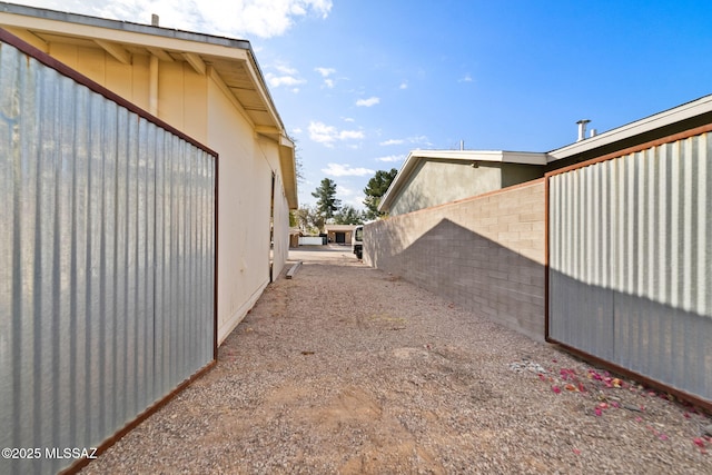 view of home's exterior