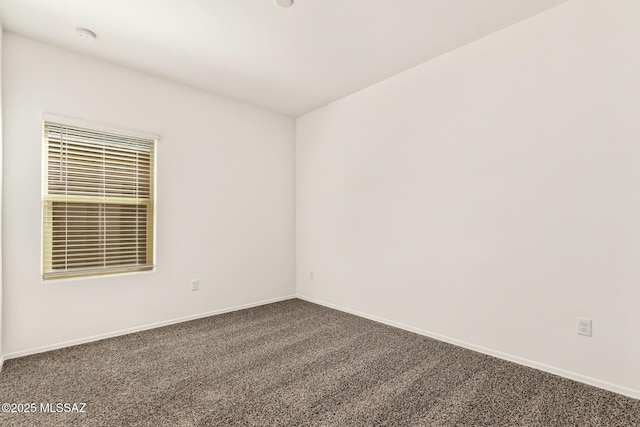 spare room featuring carpet flooring