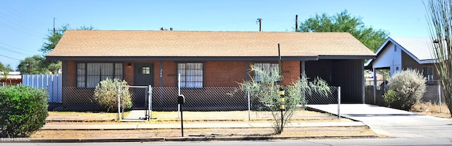 view of front of house