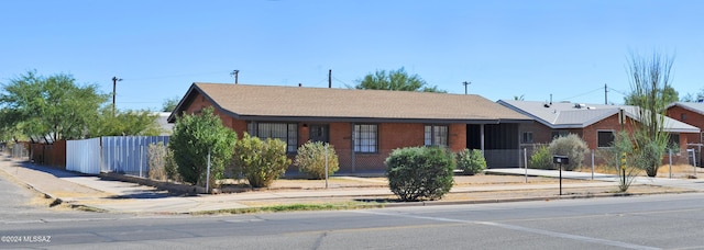 view of ranch-style house