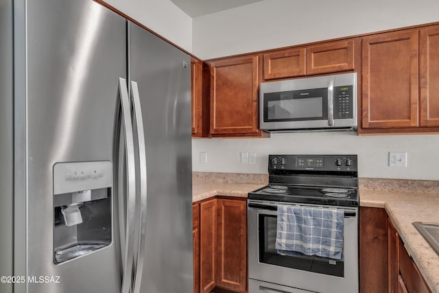 kitchen featuring appliances with stainless steel finishes