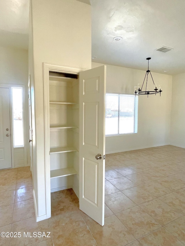 closet with visible vents