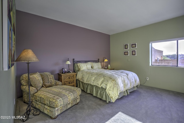 bedroom featuring carpet flooring