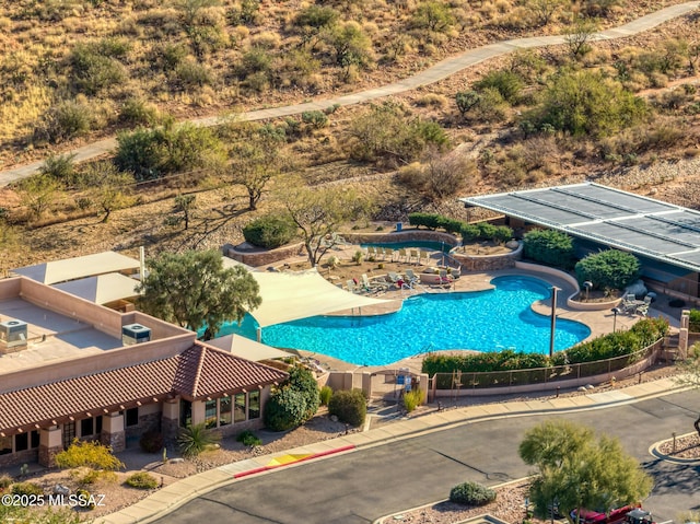 pool featuring a patio