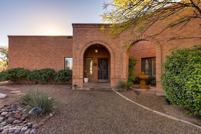 view of front of property