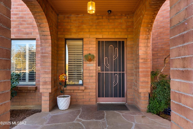 view of entrance to property