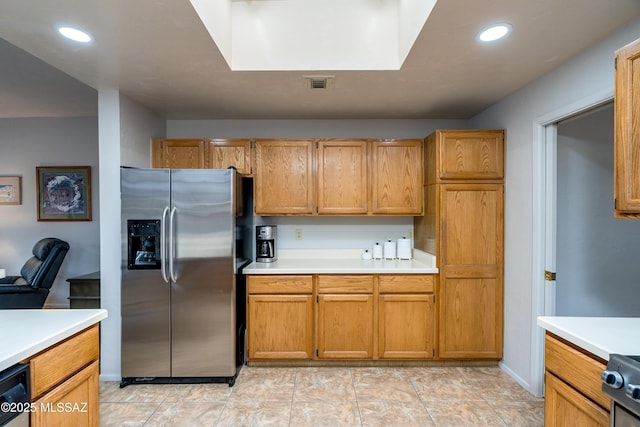 kitchen with stainless steel appliances