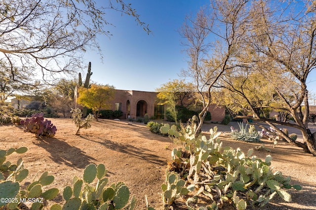 view of pueblo-style house