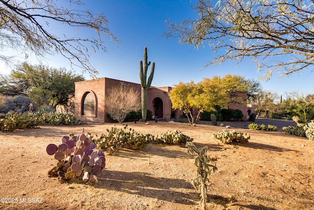 view of pueblo-style house