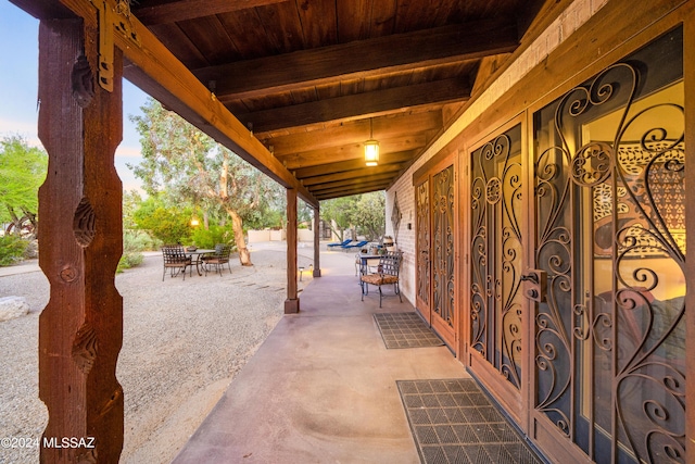 view of patio