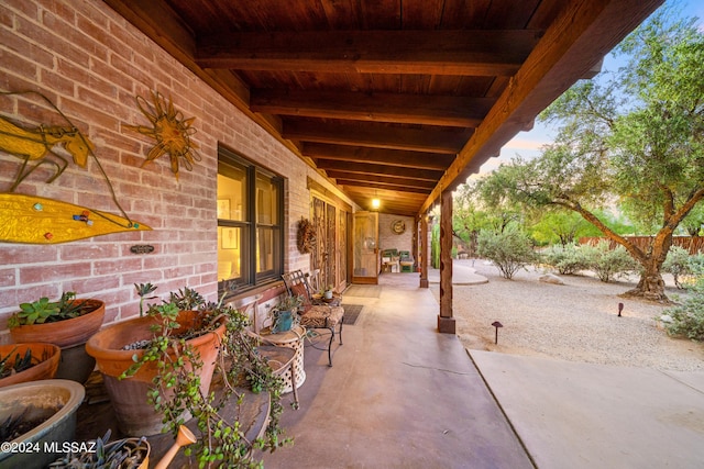 view of patio