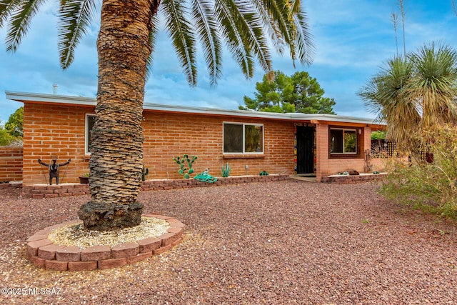 view of ranch-style house