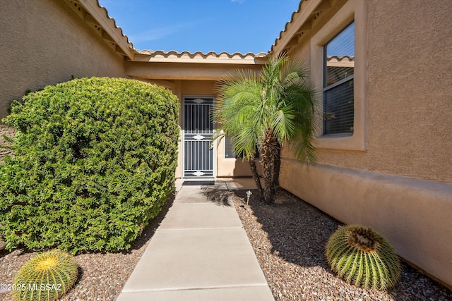 view of entrance to property