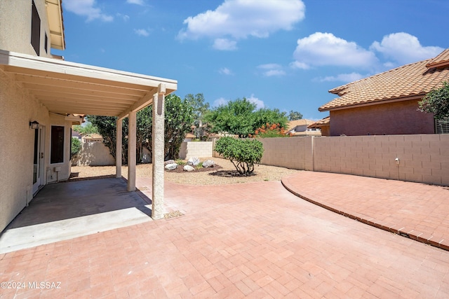 view of patio