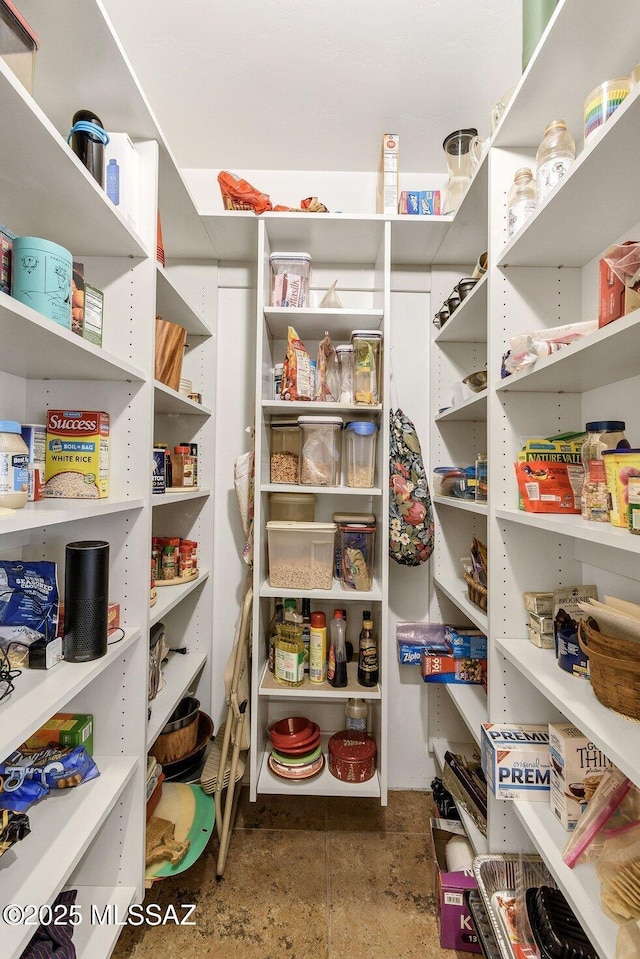 view of pantry