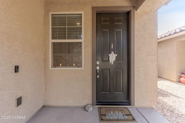 view of entrance to property